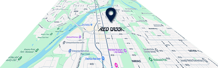 Red Deer SEO Map