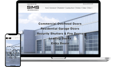 Sims Overhead Doors Website